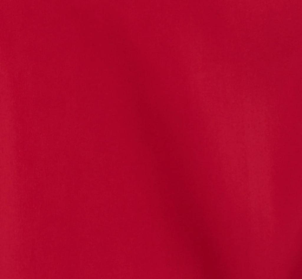 Stretch Satin Corset Back Midi Dress In Matador Red