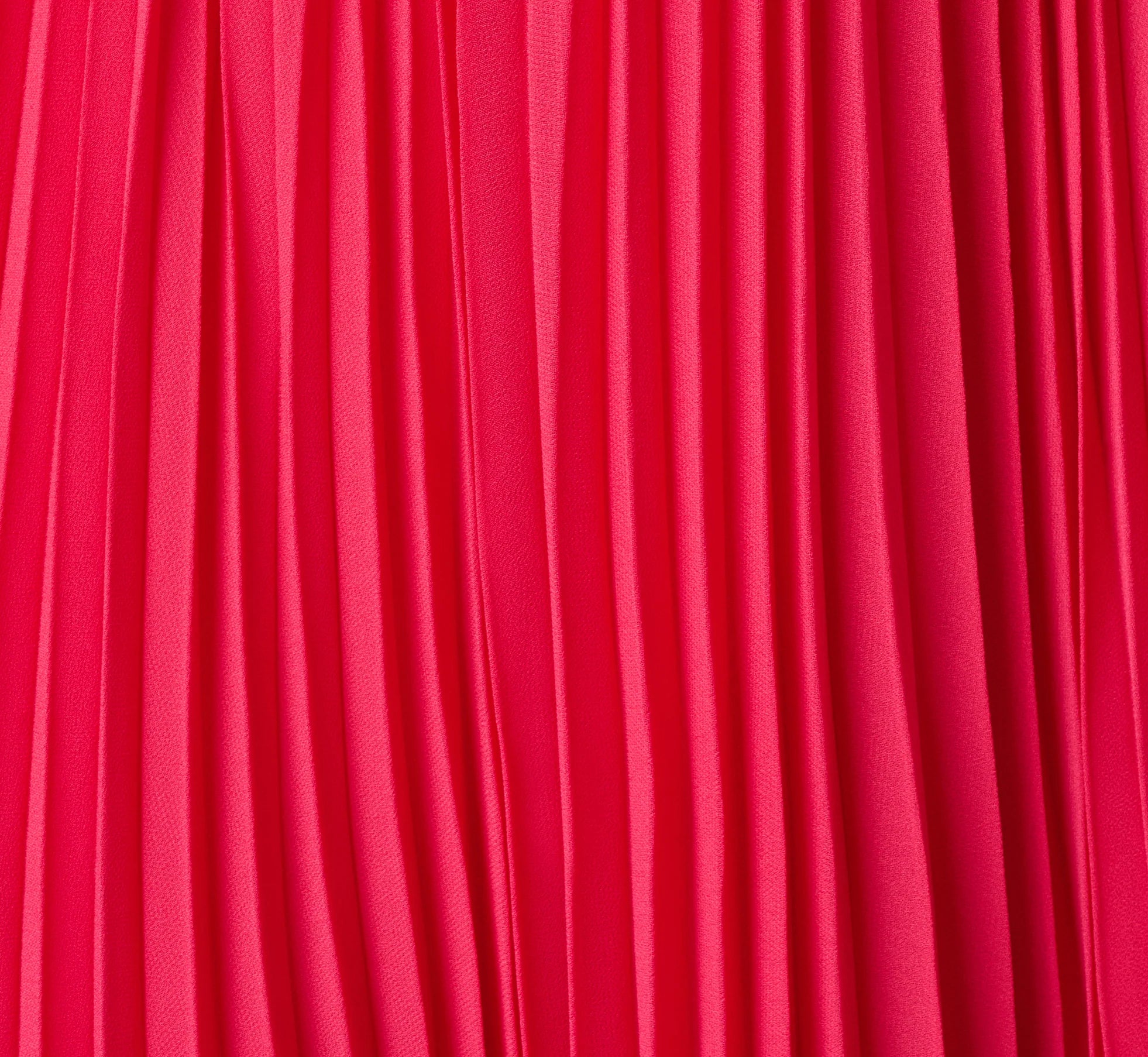 Pleated Chiffon Hardware Halter Gown In Pink Cherry
