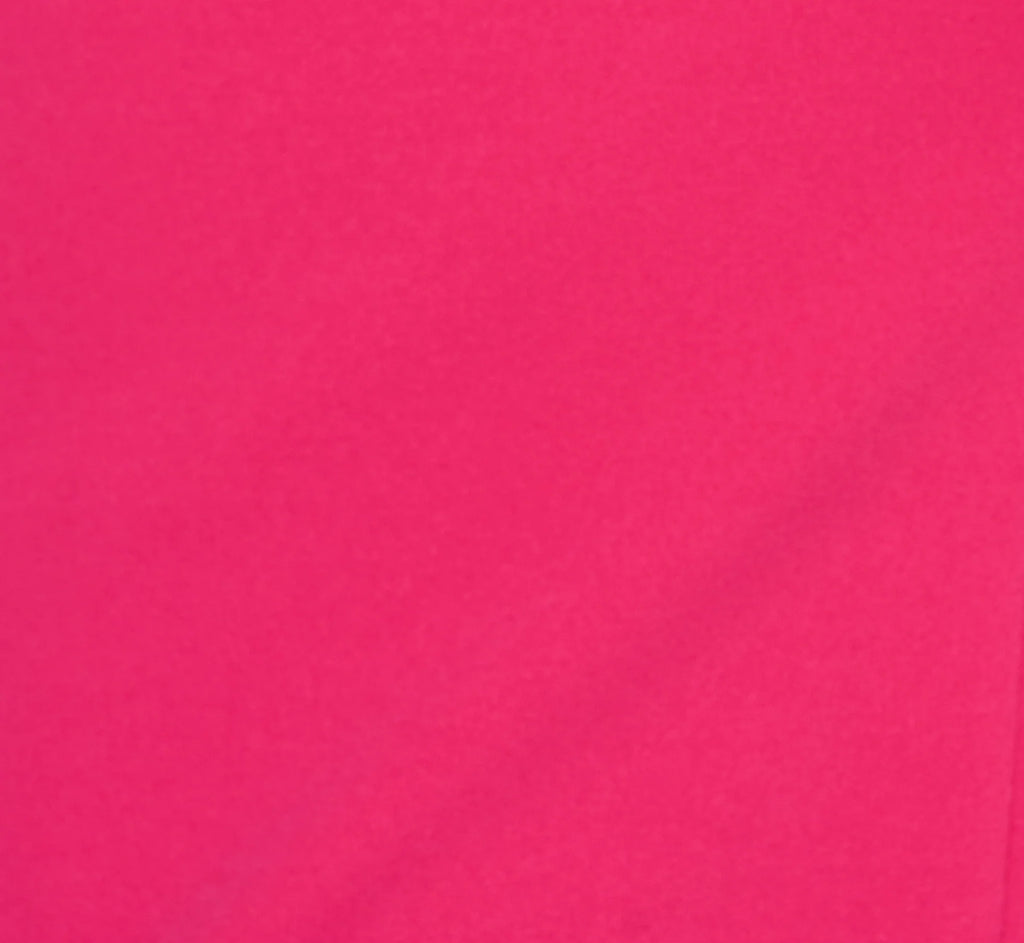 Stretch Crepe One Shoulder Mermaid Gown With Bow Accent In Hot Pink