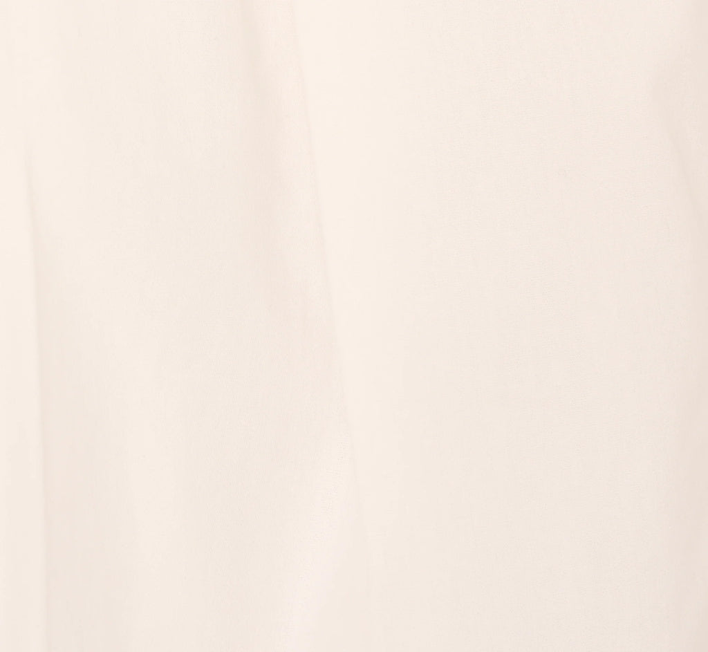 Puff Sleeve Cotton Lace Rumper In Ivory